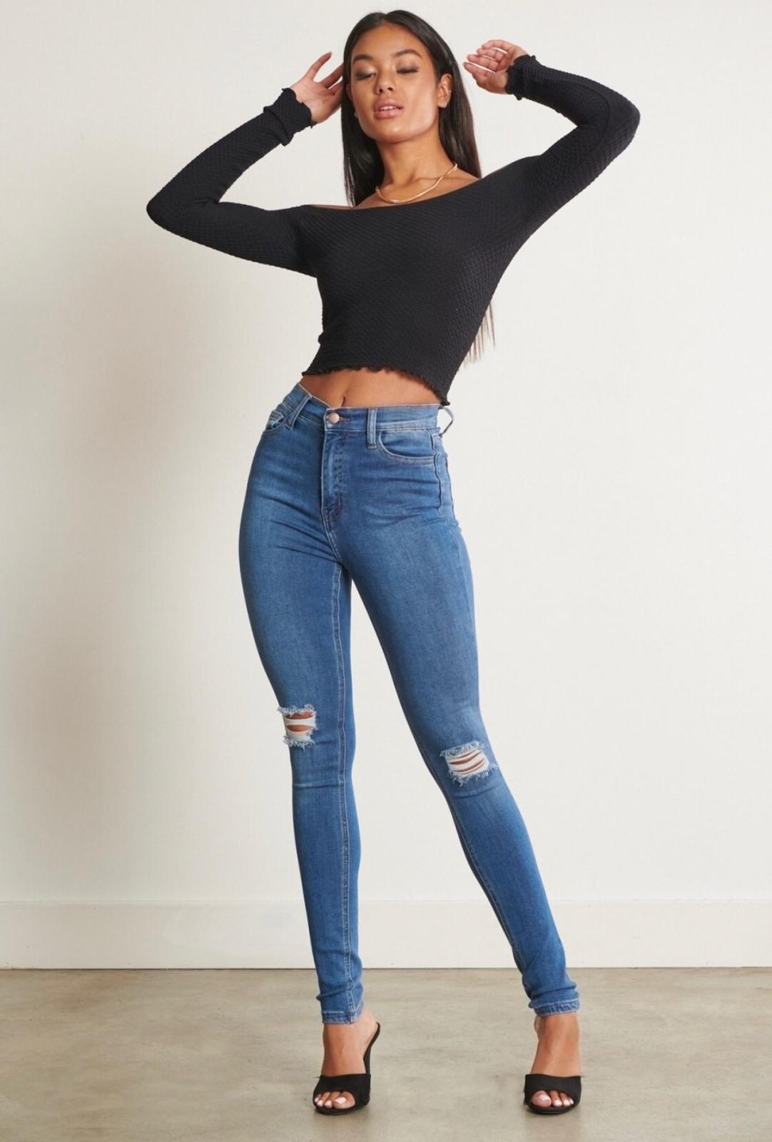 Vibrant jeans