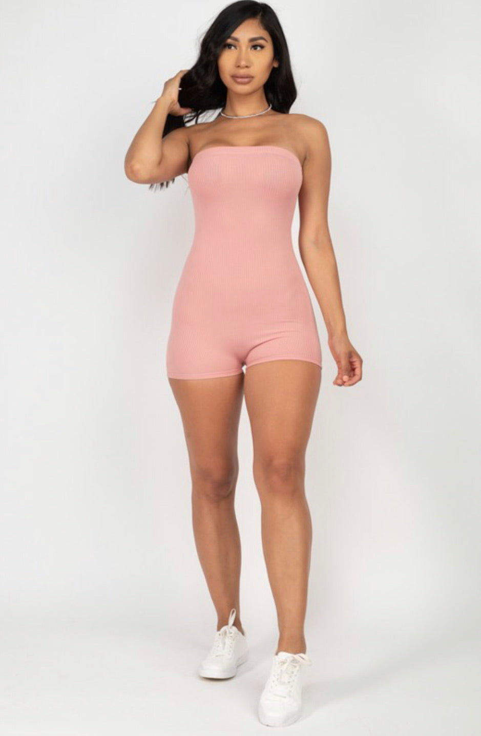 Fitted tube romper