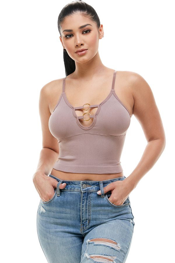 O-Ring Lace Up Top